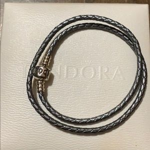 Pandora leather bracelet